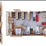 Val Cenis - Residencia Les Balcons Val cenis Village  - Apto 7 pzas 14 pax 